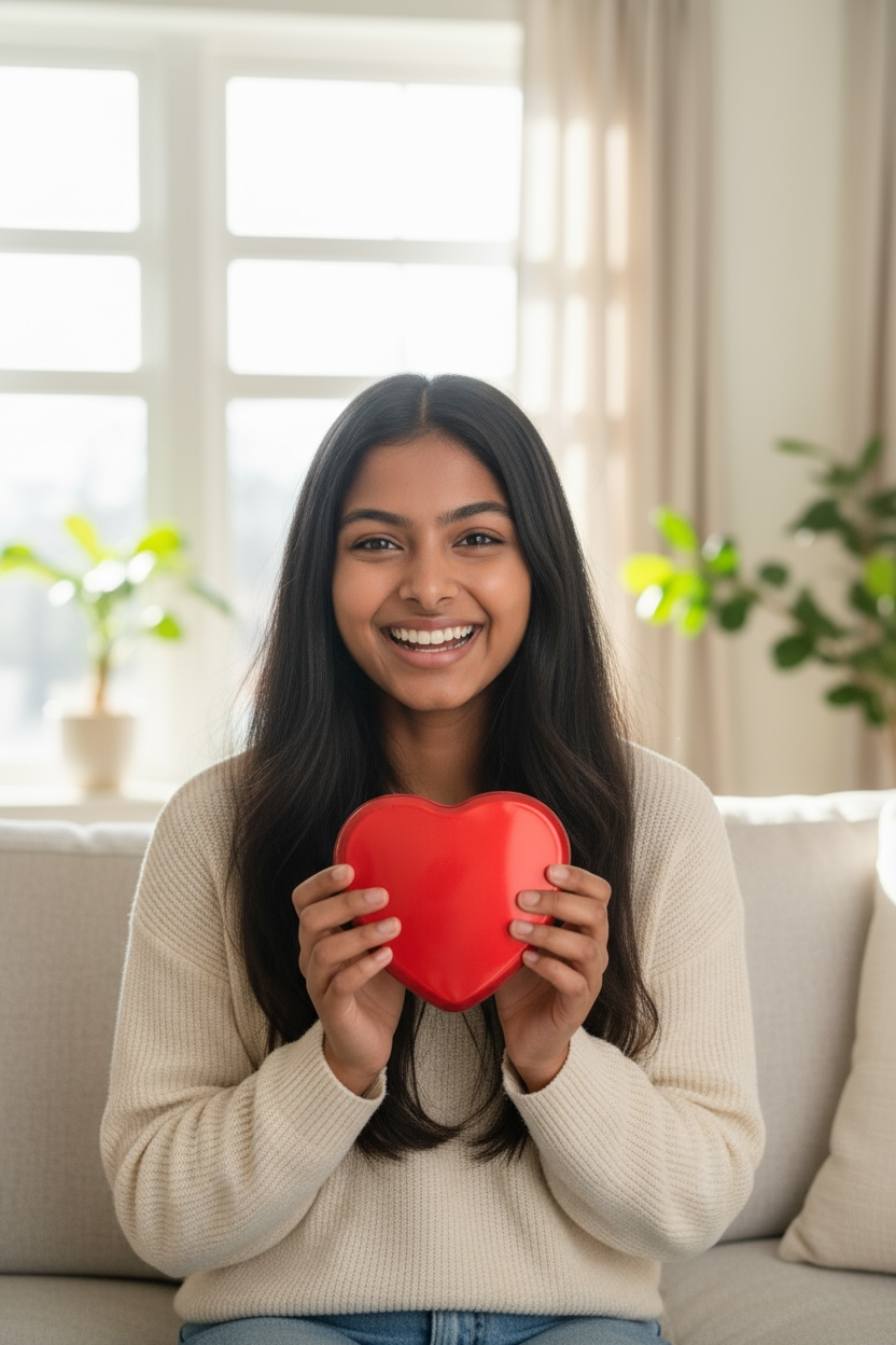 Flower Soaps in a Heart Shaped Tin