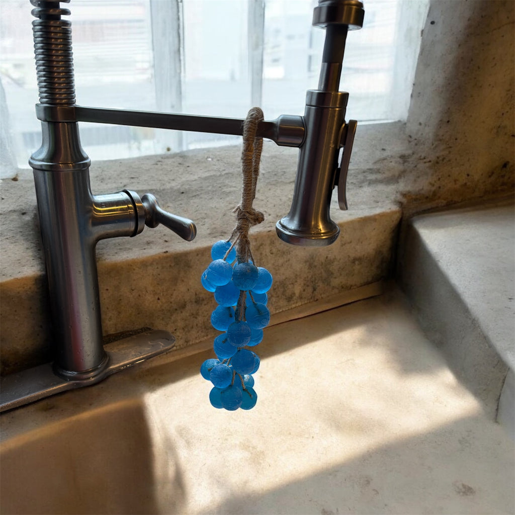 Grape Soap on a Rope with Lavender Lily Scent