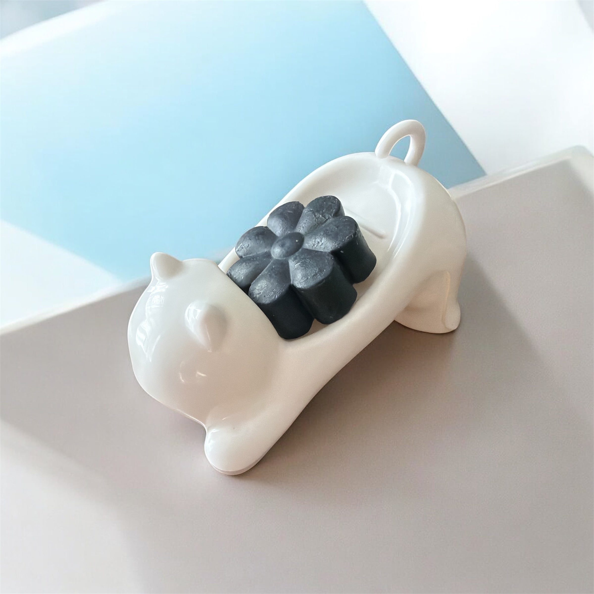 Cat Shaped Soap Holder